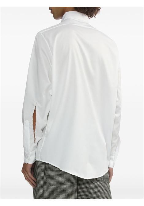 Camicia con dettaglio cut-out in bianco Random Identities - uomo RANDOM IDENTITIES | RAN04B0031